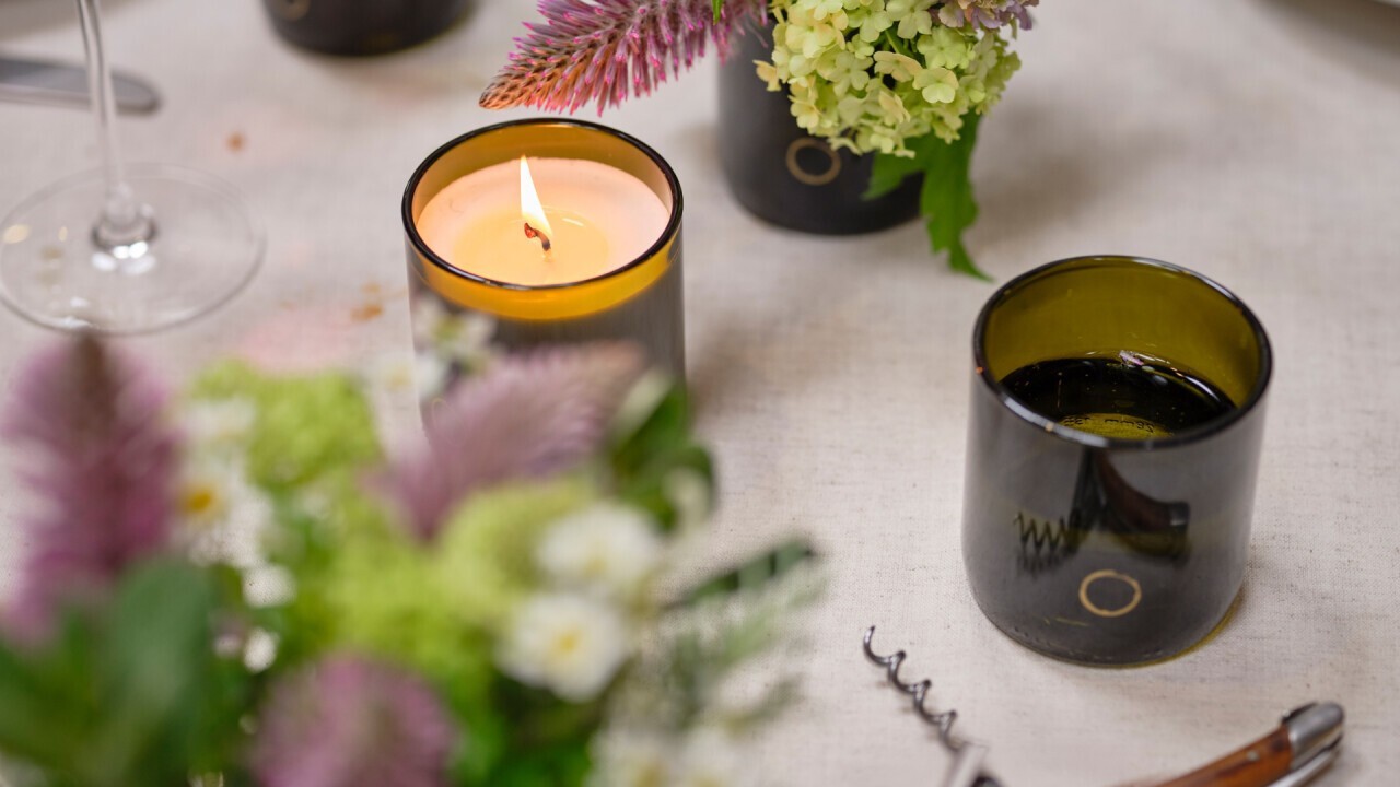 After each candle you have a drinking glass, good for you and for nature.