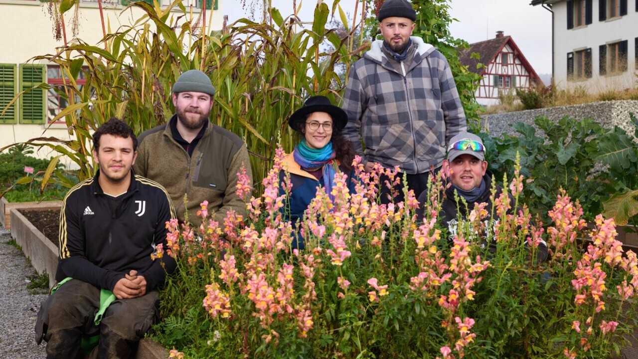 The garden team at Kappel Monastery