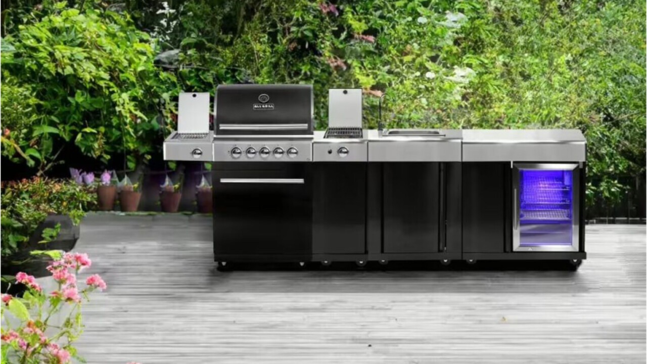 Sample of an outdoor kitchen with modules