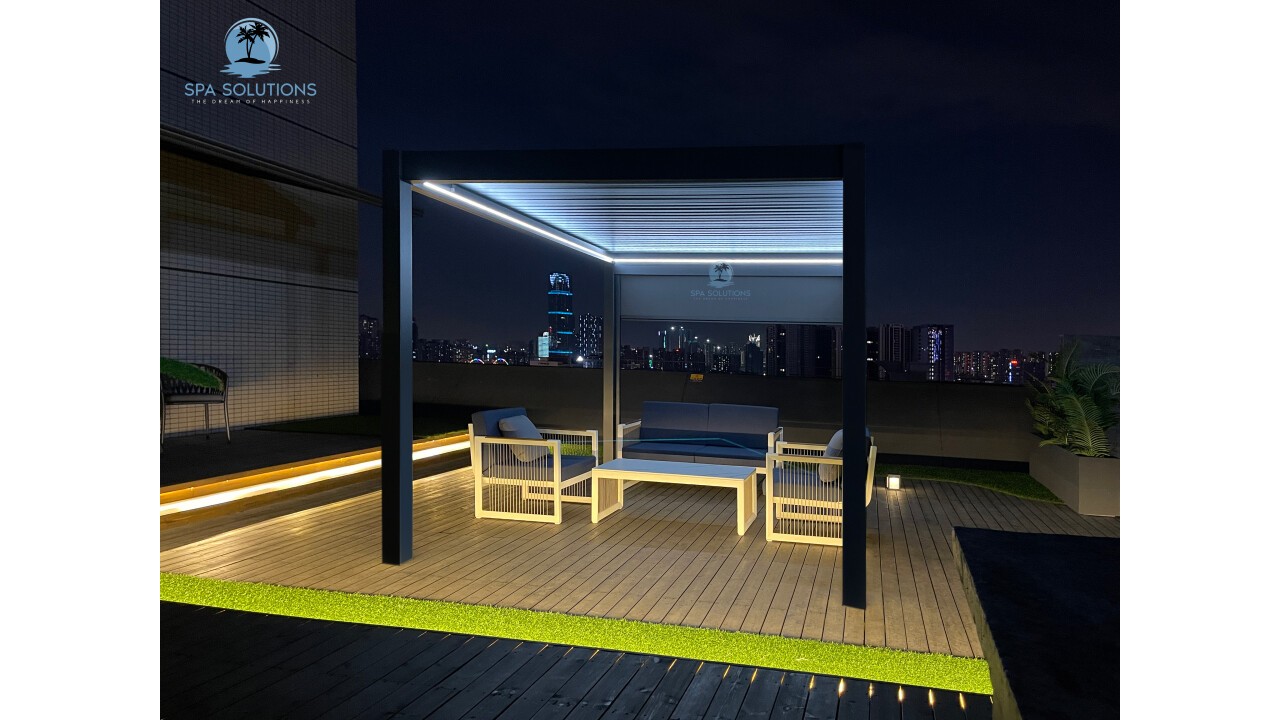 Aluminium Pergola 3m x 4m Motorisiert