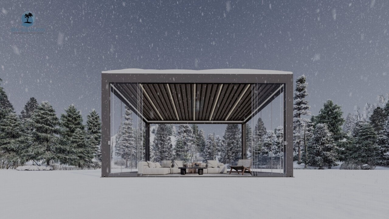 SkyMax 4m x 6m with built-in glass and snow