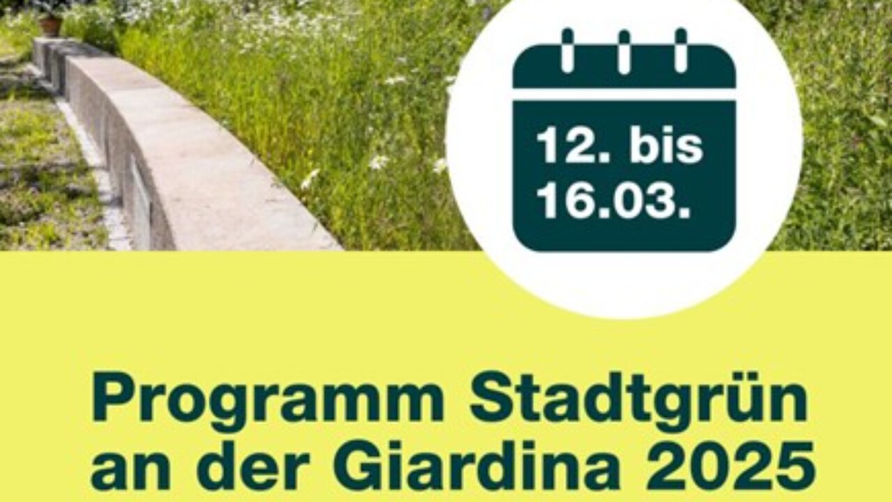 An der diesjährigen Giardina beraten wir Sie kostenlos und unverbindlich zum Programm Stadtgrün.