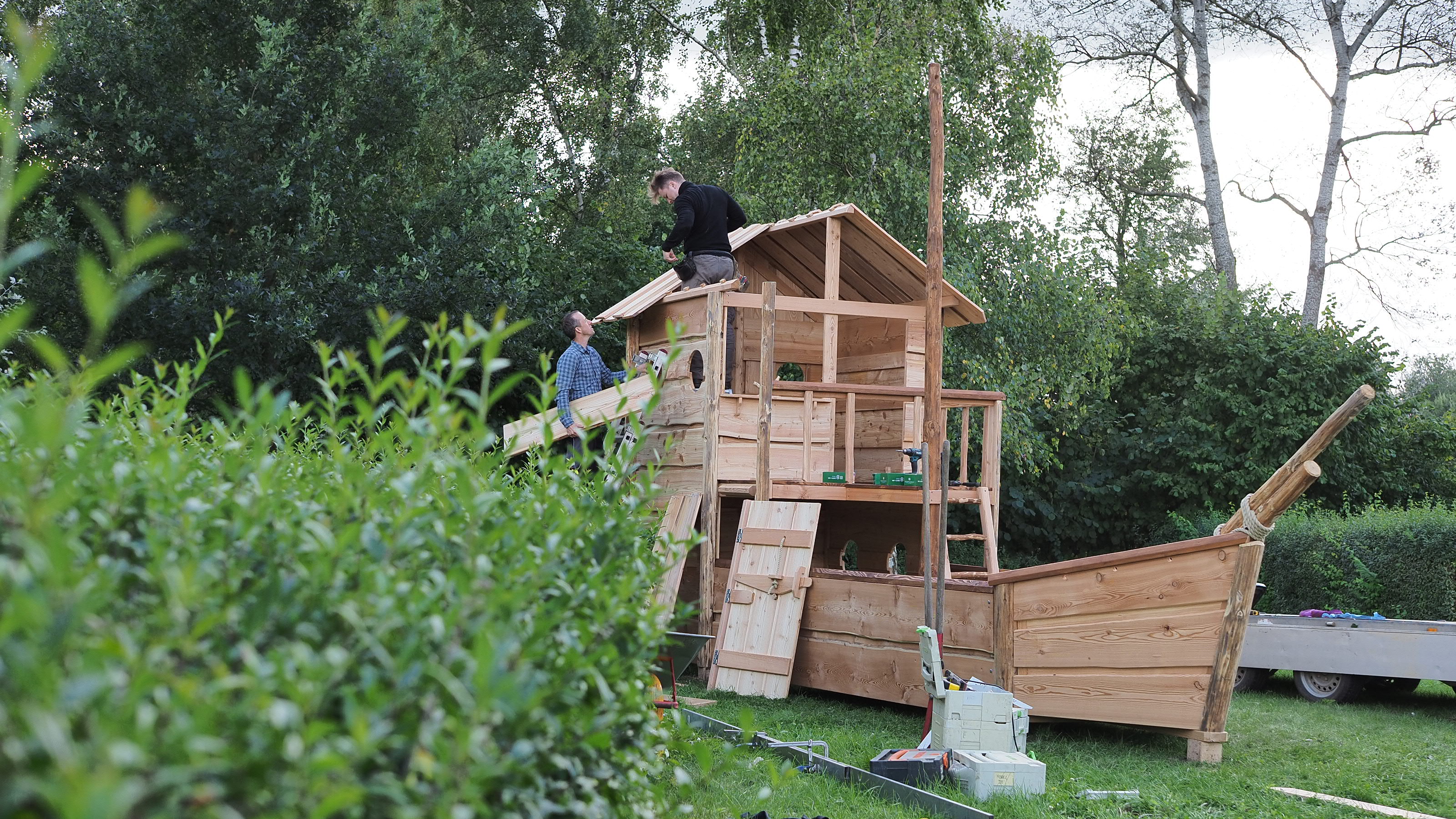 Spielschiff Aufbauen      